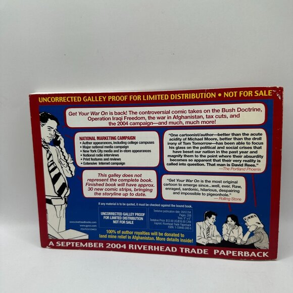 Get Your War on Ii David Rees A September 2004 Riverhead Trade Paperback - Picture 2 of 3